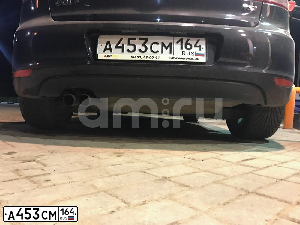 Фото автомобиля VOLKSWAGEN GOLF, 2012 — госномер А453СМ164. Цвет: ЧЕРНЫЙ