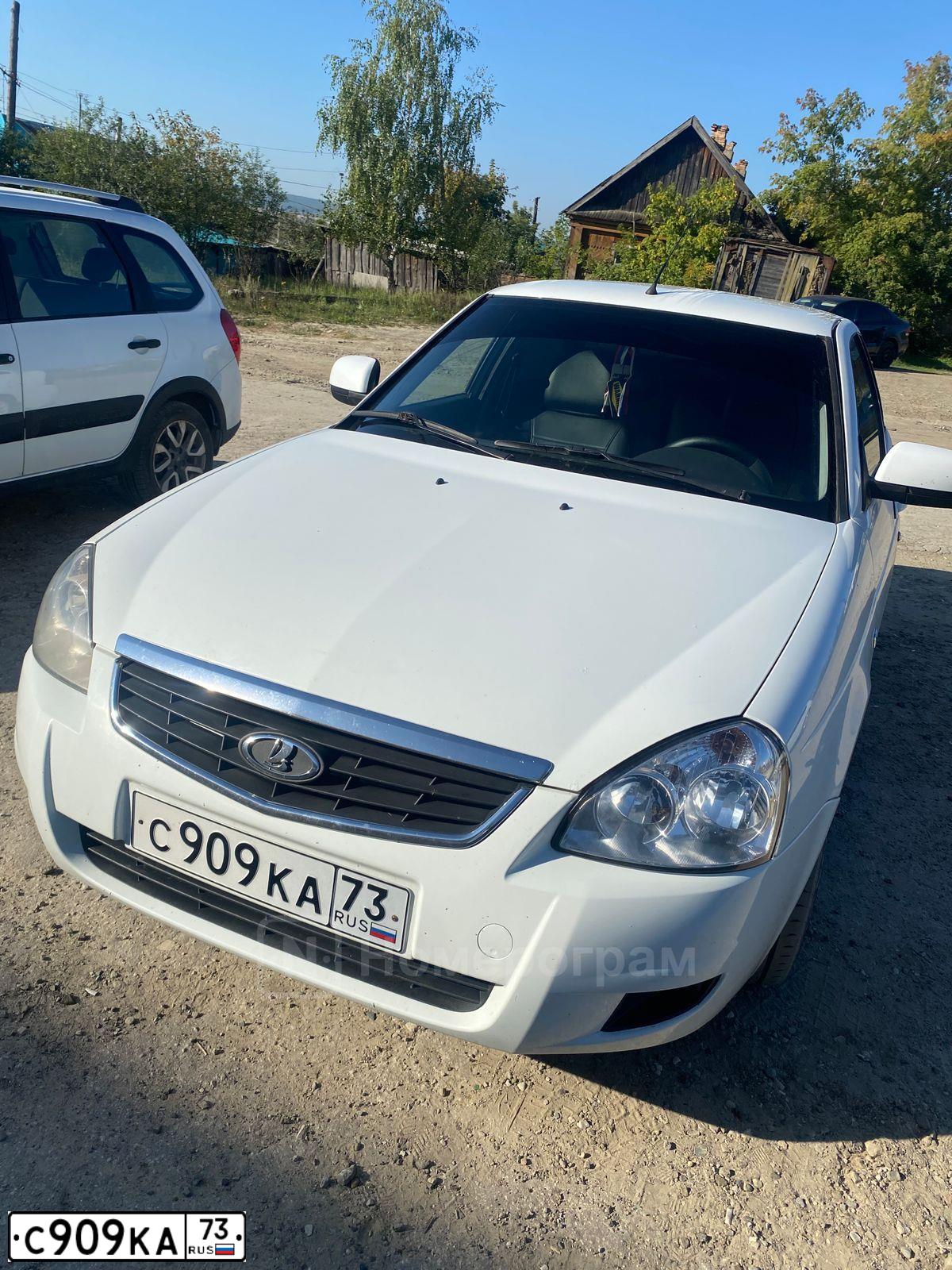 Фото автомобиля LADA GRANTA, 2021 — госномер С909КА73. Цвет: СЕРЫЙ