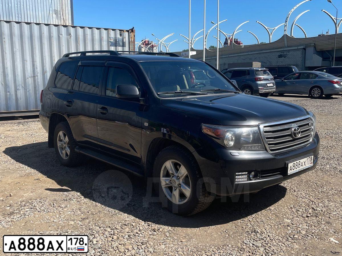 Фото автомобиля TOYOTA LANDCRUISER 200, 2010 — госномер А888АХ178. Цвет: ЧЕРНЫЙ