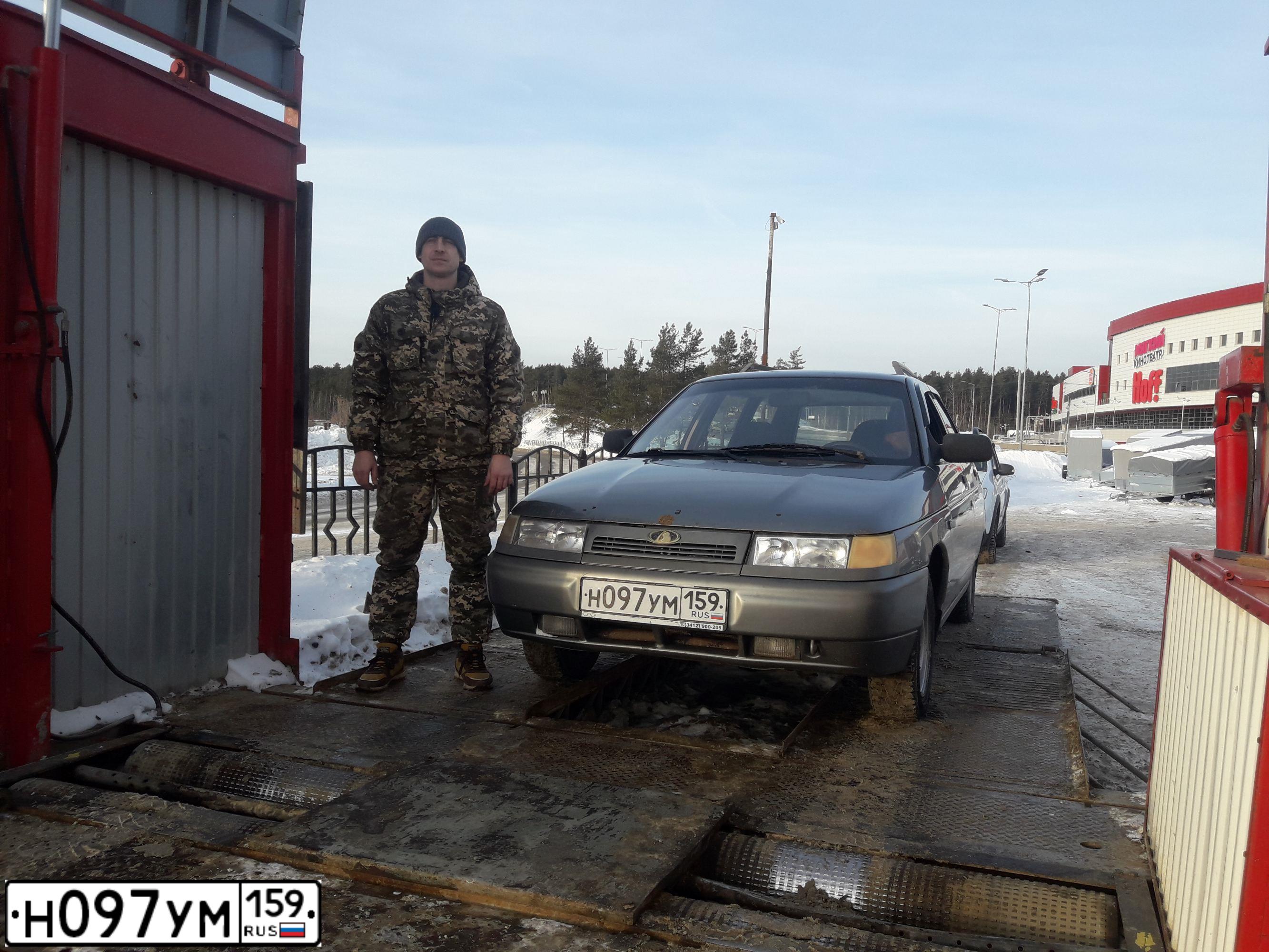 Фото автомобиля LADA 2110 BOGDAN, 2012 — госномер О422ОР159. Цвет: ТЕМНО-СЕРЫЙ