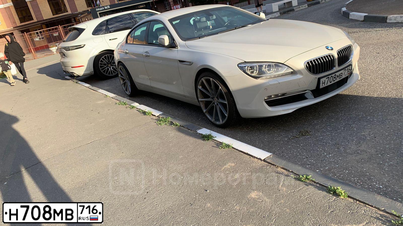 Фото автомобиля BMW SERIE 6 GRAN COUPE, 2013 — госномер Т050ТТ116. Цвет: Белый