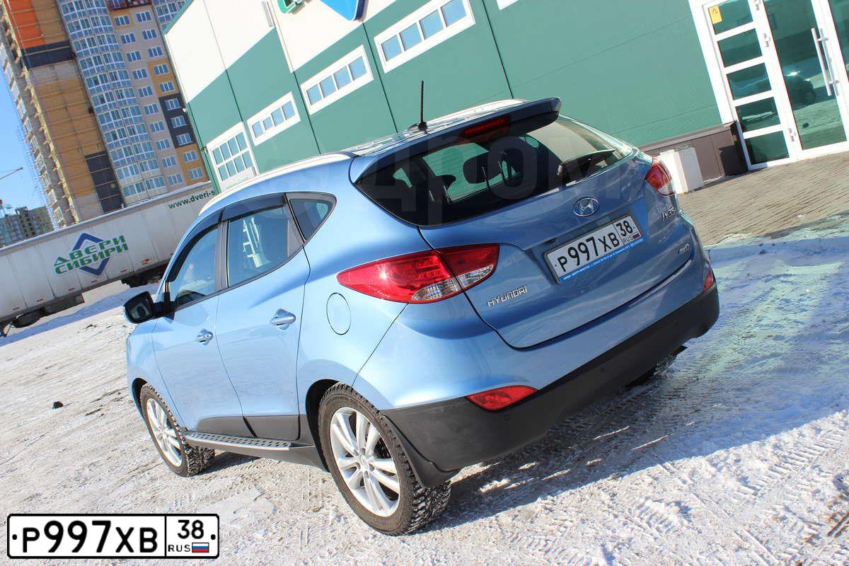 Фото автомобиля HYUNDAI IX35, 2012 — госномер К252ХА22. Цвет: голубой