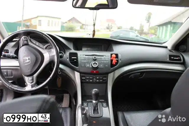 Фото автомобиля HONDA CIVIC, 2008 — госномер У348УА43. Цвет: ЧЕРНЫЙ