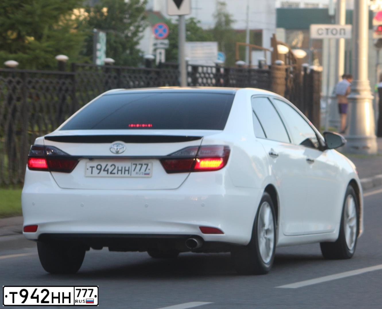 Фото автомобиля TOYOTA CAMRY, 2015 — госномер Н632МС797