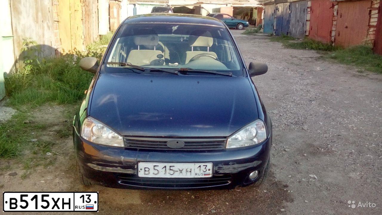 Фото автомобиля LADA 1118 KALINA, 2008 — госномер А868ТН161. Цвет: Темный Сине-Фиолетовый