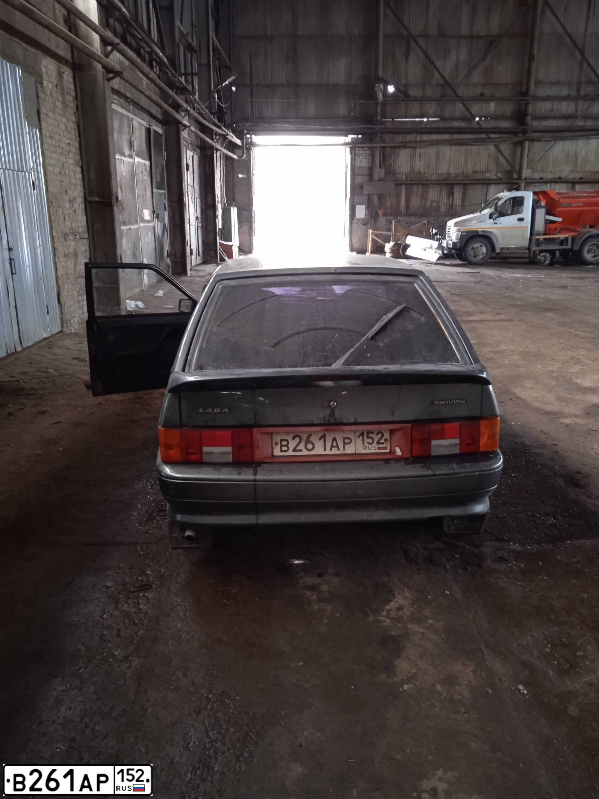 Фото автомобиля LADA 2114, 2010 — госномер А151СУ252. Цвет: Серо-сине-зеленый