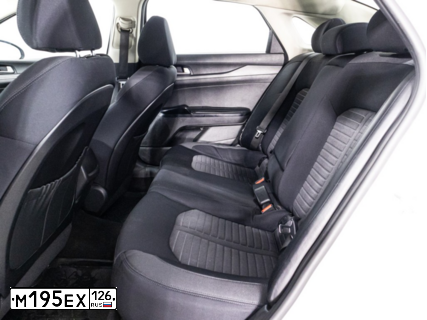 Фото автомобиля KIA K5, 2020 — госномер М195ЕХ126. Цвет: Белый