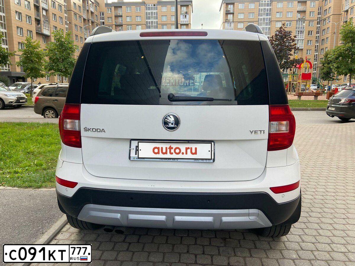 Фото автомобиля SKODA YETI, 2014 — госномер Н144ОА198