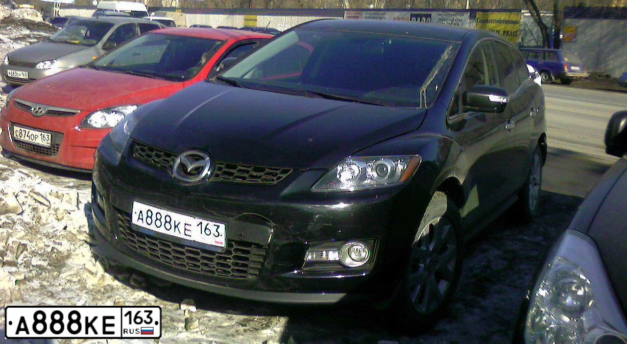 Фото автомобиля MAZDA CX-5, 2017 — госномер А345АР763. Цвет: Серый