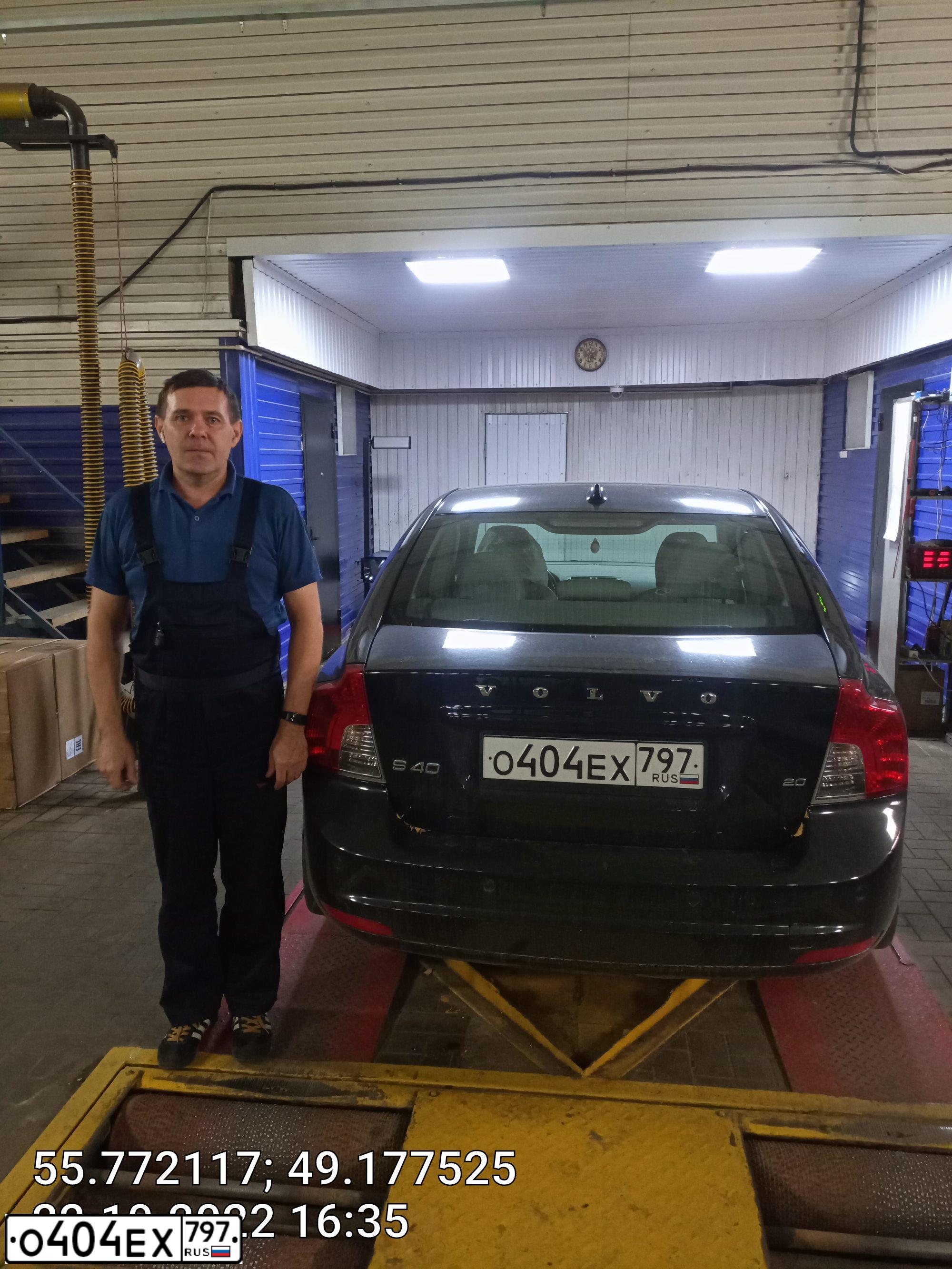 Фото автомобиля VOLVO S40, 2011 — госномер О989НТ716. Цвет: ЧЕРНЫЙ