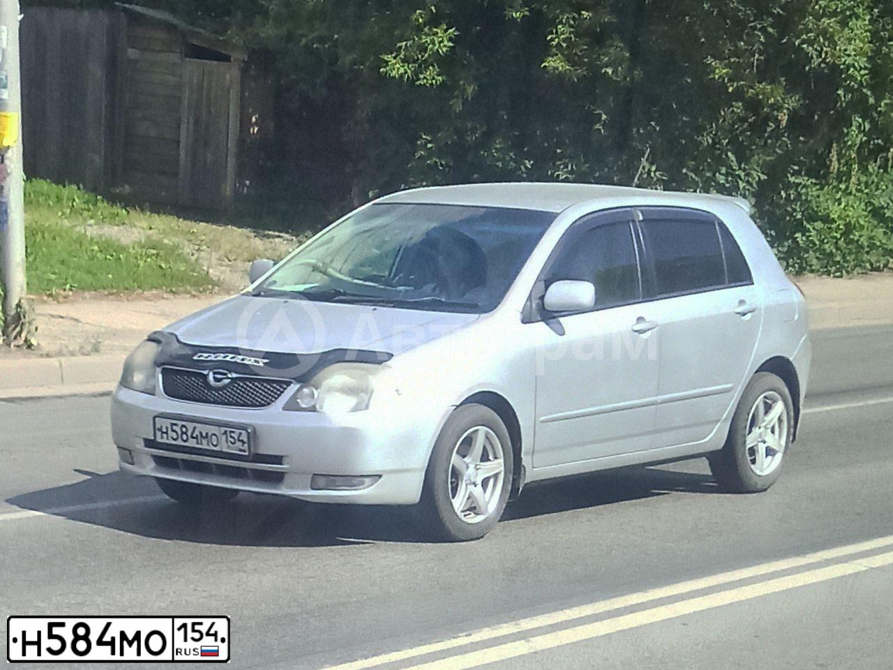 Фото автомобиля TOYOTA COROLLA, 2002 — госномер Н584МО154
