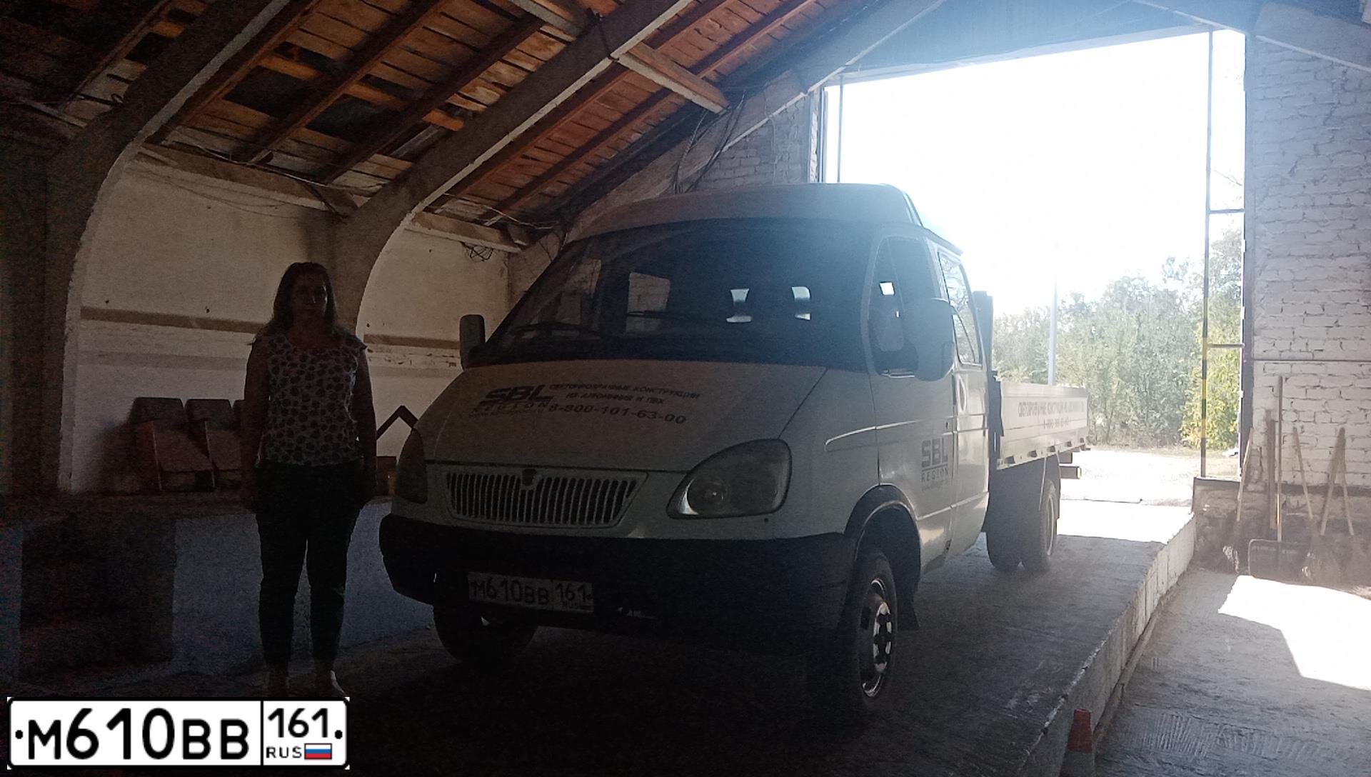 Фото автомобиля GAZ 3302 GAZEL, 2008 — госномер М610ВВ161. Цвет: Белый