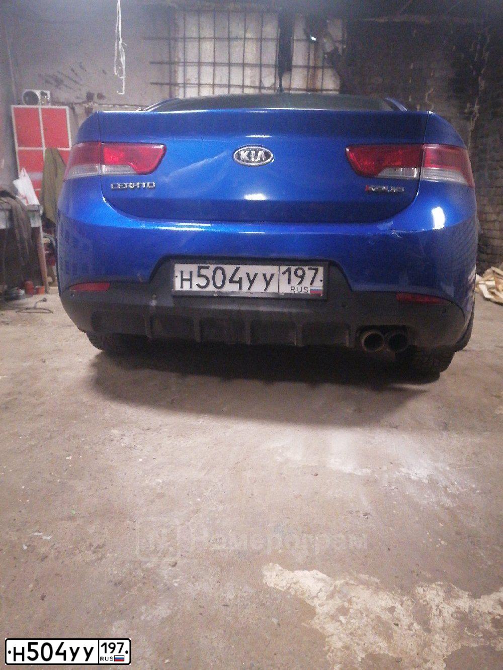 Фото автомобиля KIA CERATO, 2011 — госномер О224ОУ32. Цвет: ГОЛУБОЙ