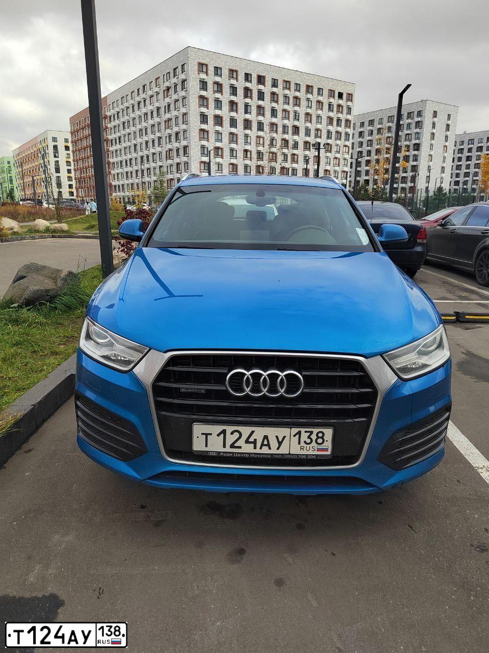 Фото автомобиля AUDI Q3, 2015 — госномер Р113ХР33