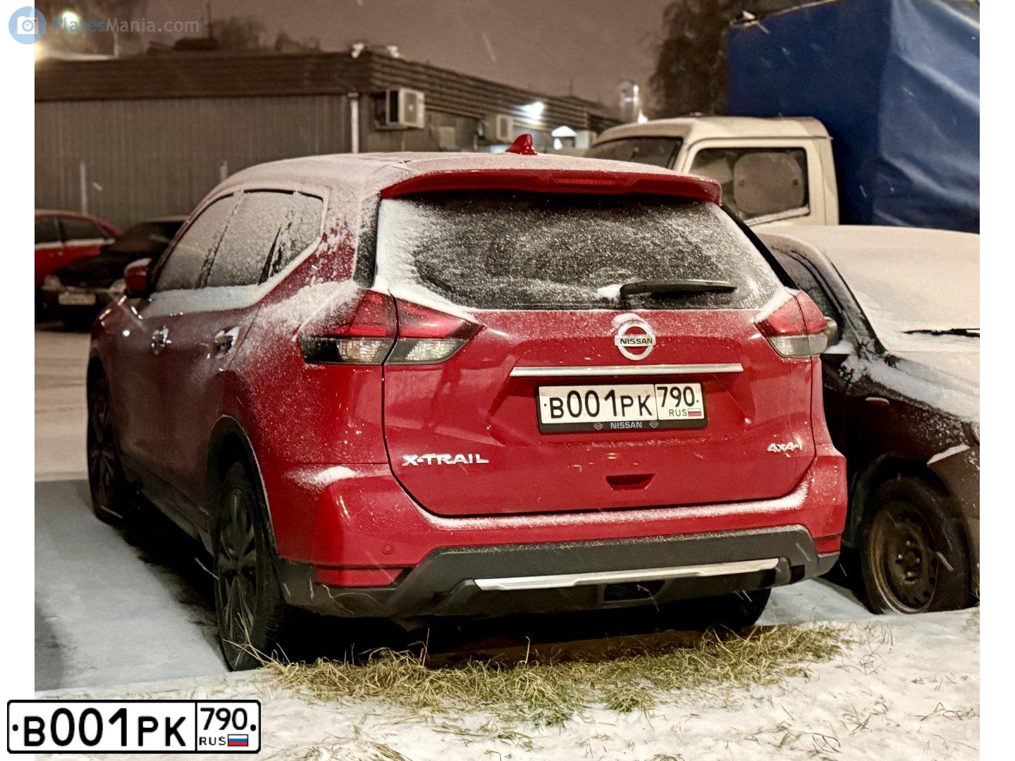 Фото автомобиля NISSAN X-TRAIL, 2019 — госномер В001РК790