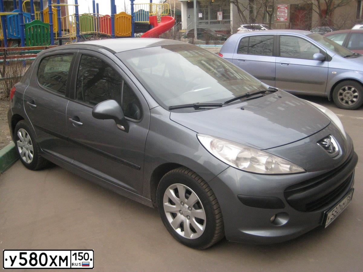 Фото автомобиля PEUGEOT 207, 2009 — госномер Е172МХ750. Цвет: СЕРЫЙ ТЕМНЫЙ