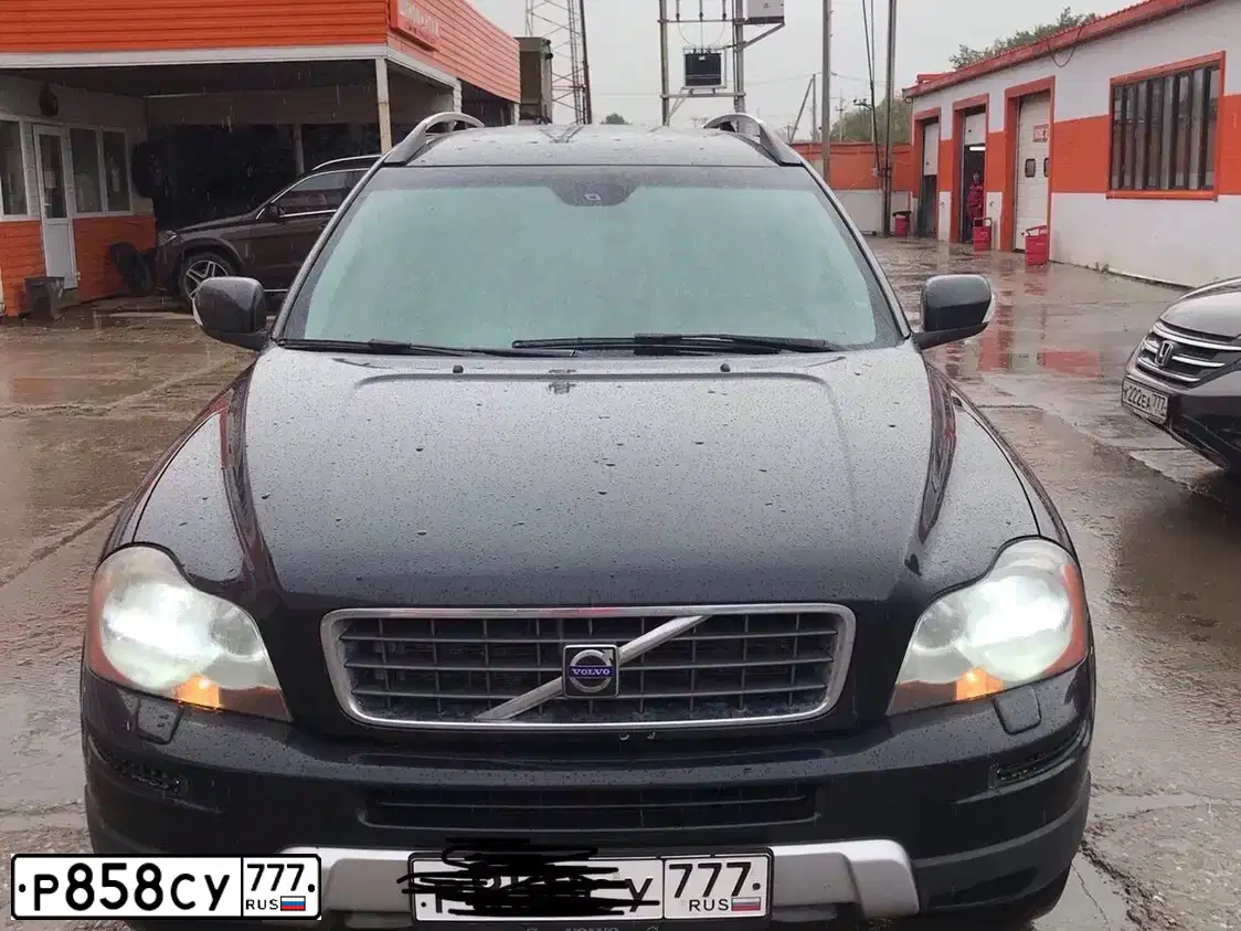 Фото автомобиля VOLVO XC90, 2007 — госномер М107УР177. Цвет: ЧЕРНЫЙ