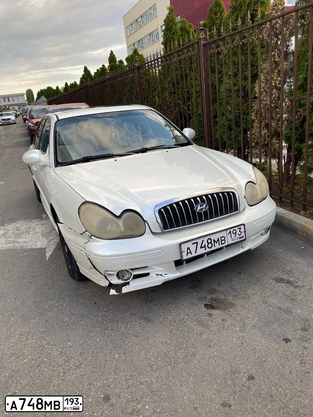 Фото автомобиля HYUNDAI SONATA, 2004 — госномер А748МВ193