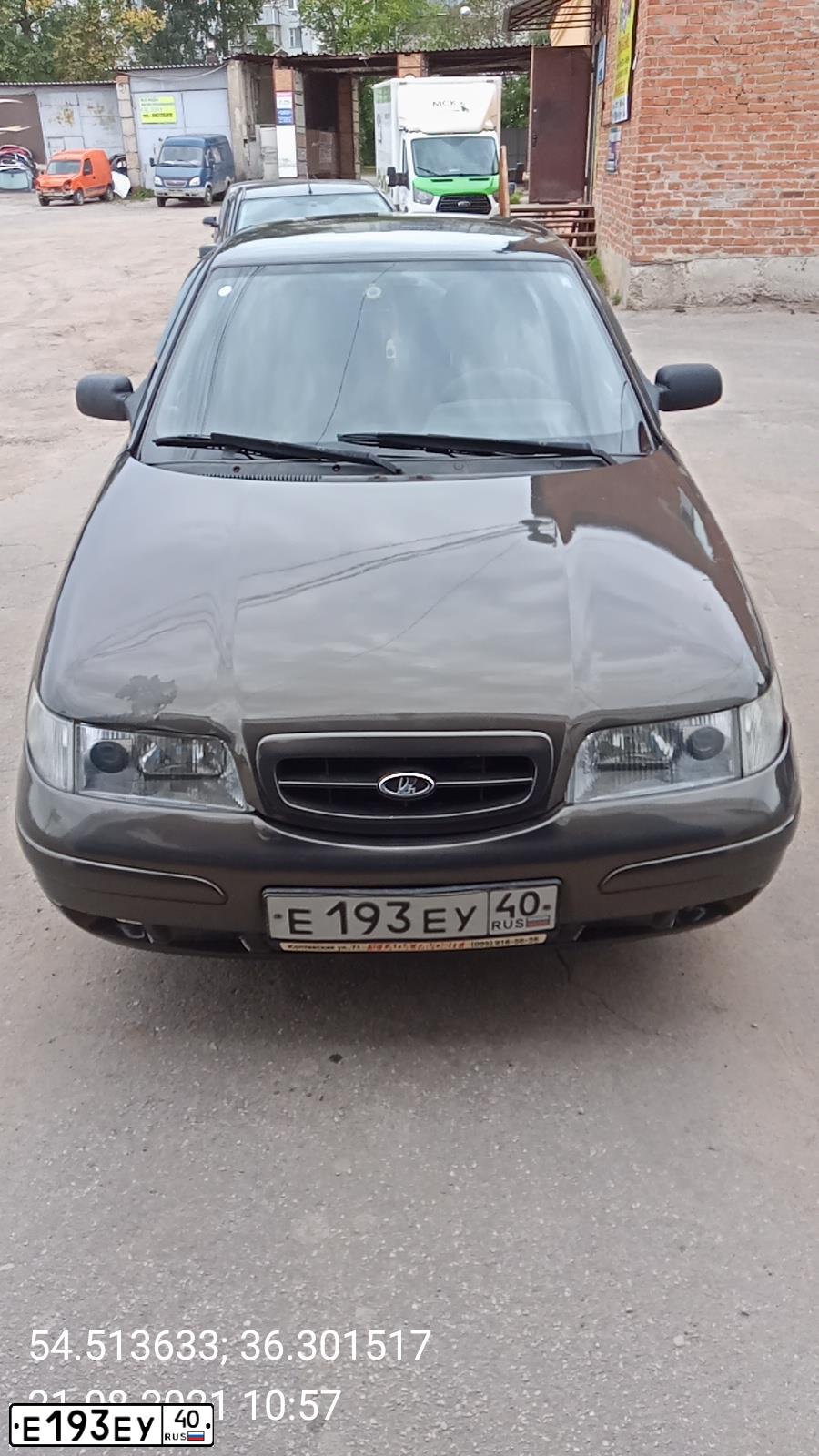 Фото автомобиля LADA 2110, 2004 — госномер С051ВС40. Цвет: Темно-зеленый