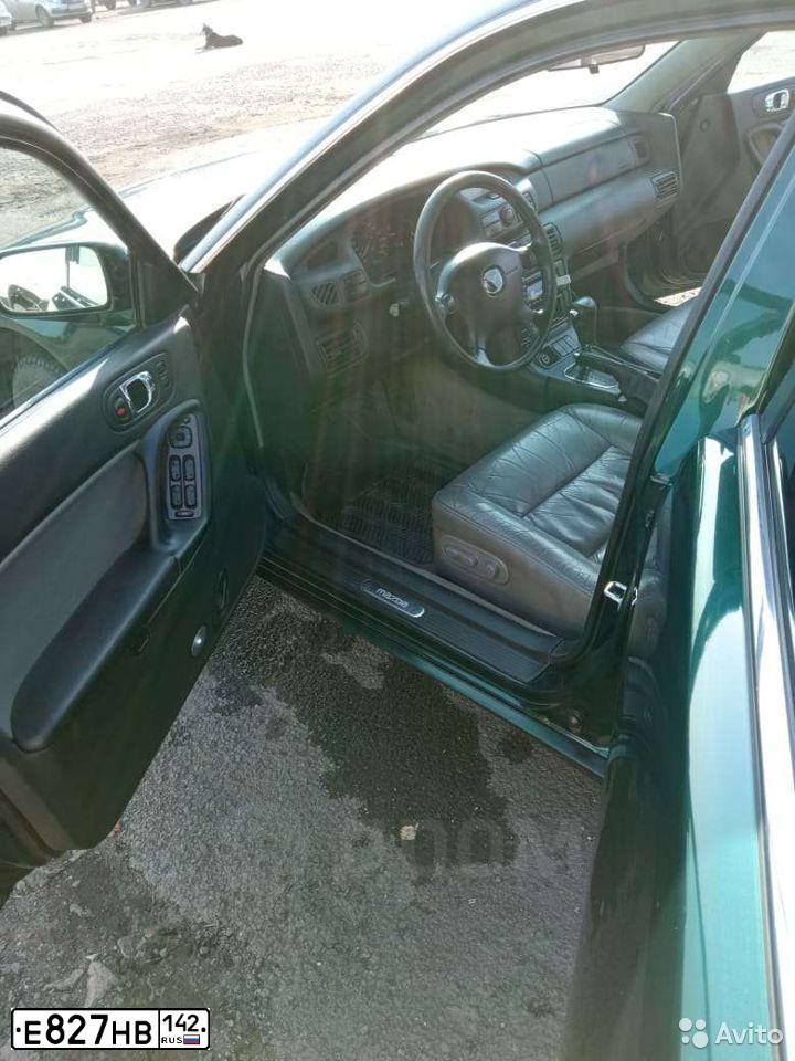 Фото автомобиля MAZDA XEDOS 6 / XEDOS 9, 2000 — госномер Е827НВ142. Цвет: ЗЕЛЕНЫЙ
