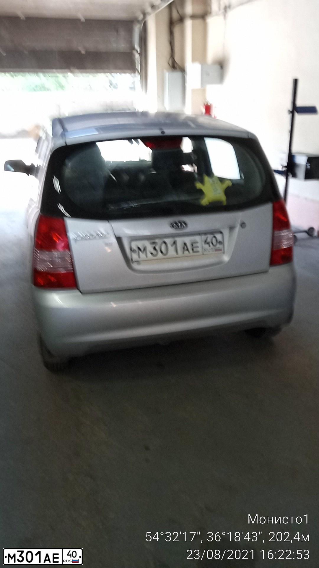 Фото автомобиля DAEWOO MATIZ, 2004 — госномер М233СМ32. Цвет: СЕРО-БЕЖЕВЫЙ