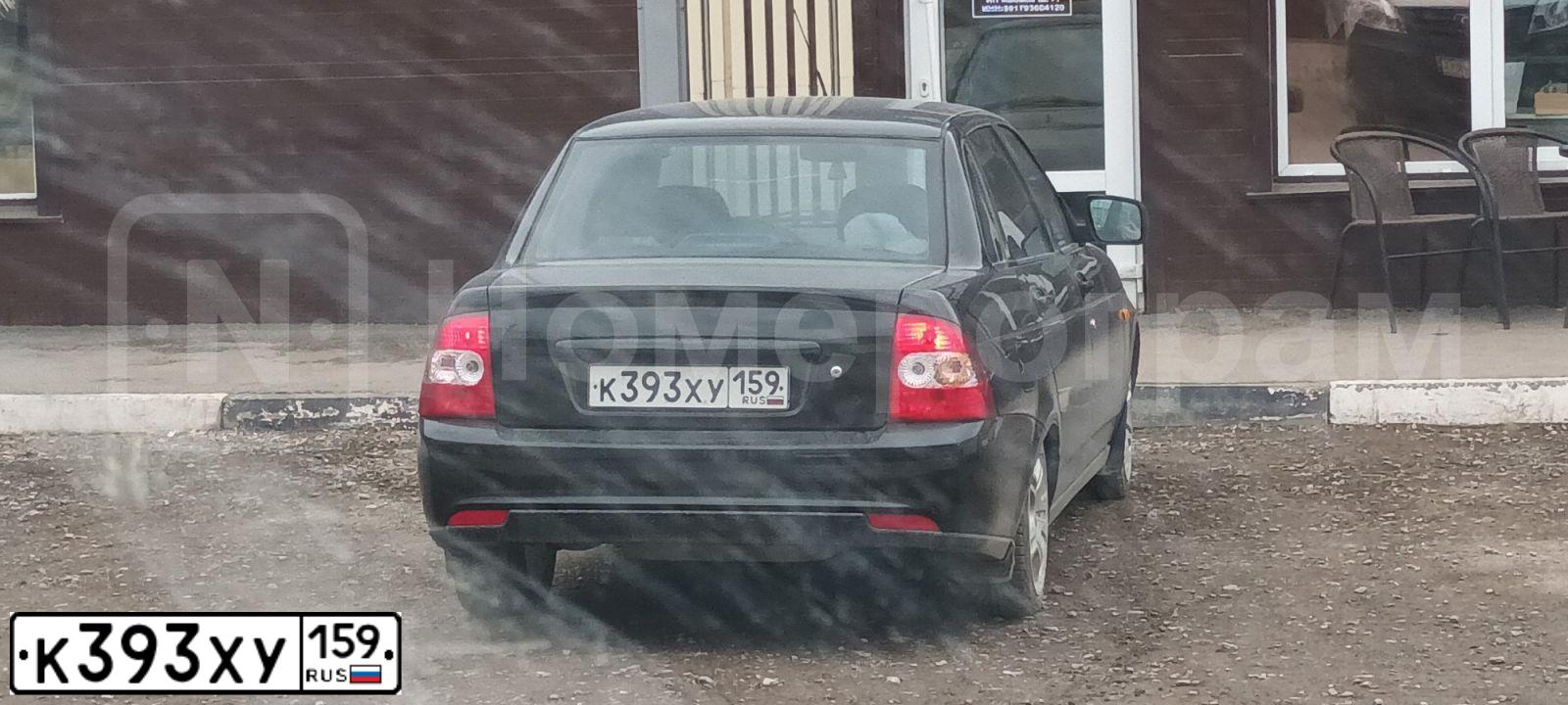 Фото автомобиля LADA PRIORA, 2012 — госномер Р317КМ186. Цвет: Сине-Черный