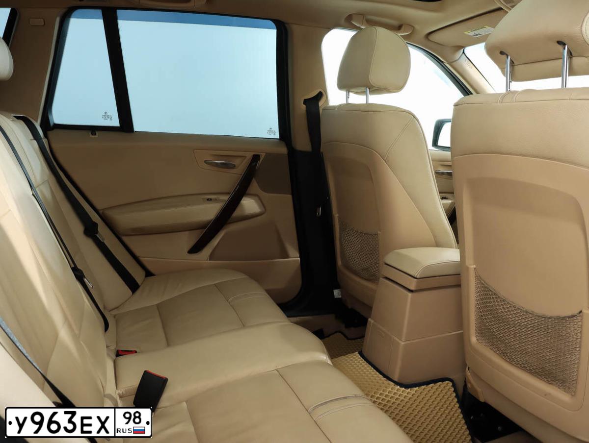 Фото автомобиля BMW X3, 2005 — госномер У963ЕХ98. Цвет: ЧЕРНЫЙ