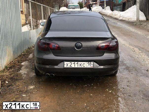 Фото автомобиля VOLKSWAGEN CC, 2010 — госномер М597УТ46. Цвет: ЧЕРНЫЙ