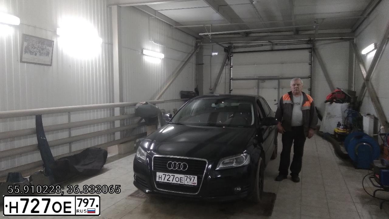 Фото автомобиля AUDI A3, 2012 — госномер О177ВВ799. Цвет: ЧЕРНЫЙ