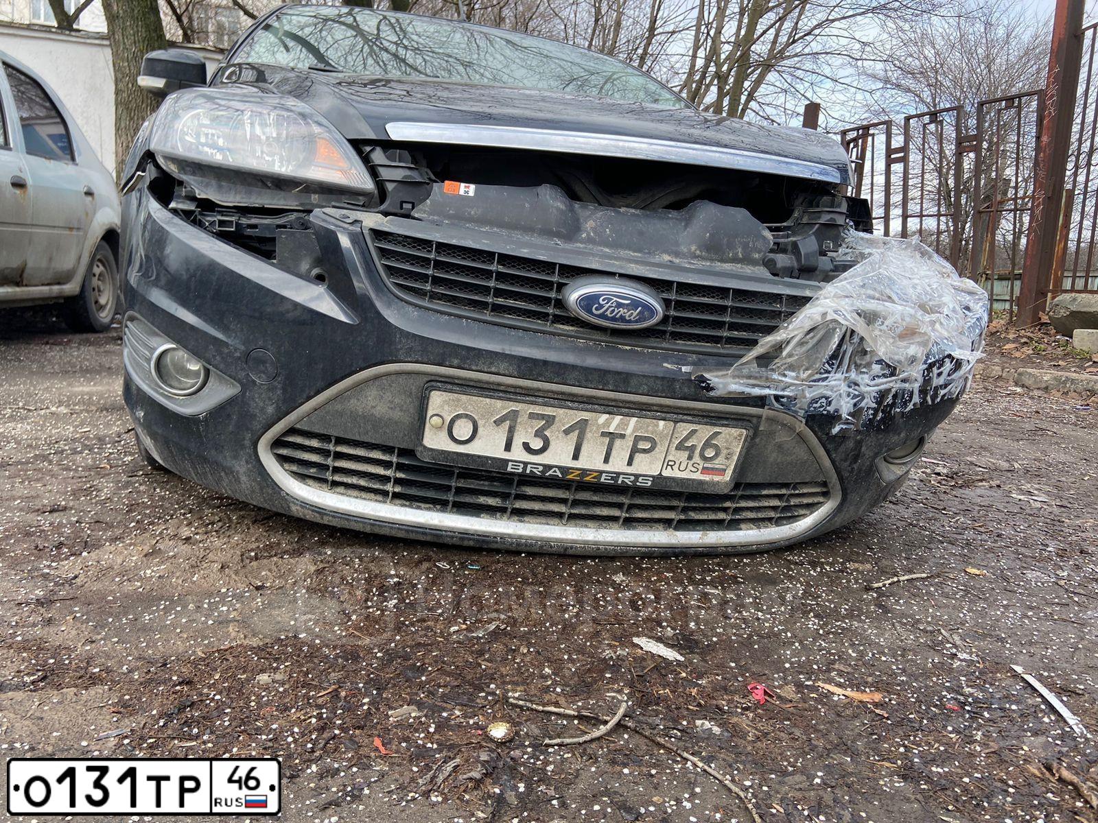 Фото автомобиля FORD FOCUS, 2010 — госномер О131ТР46. Цвет: ЧЕРНЫЙ