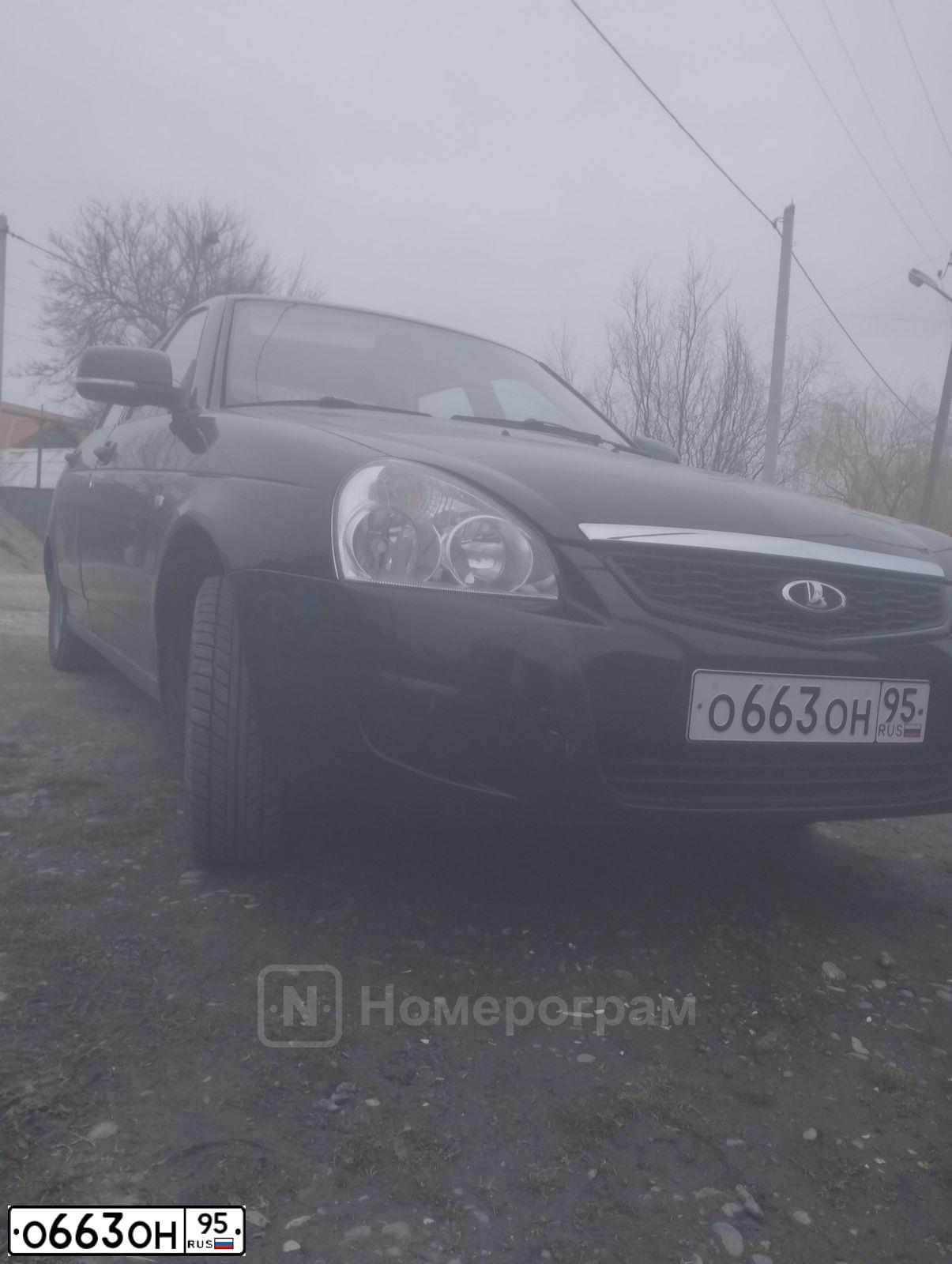 Фото автомобиля LADA 2170 PRIORA, 2009 — госномер Т476ВР123. Цвет: Сине-Черный
