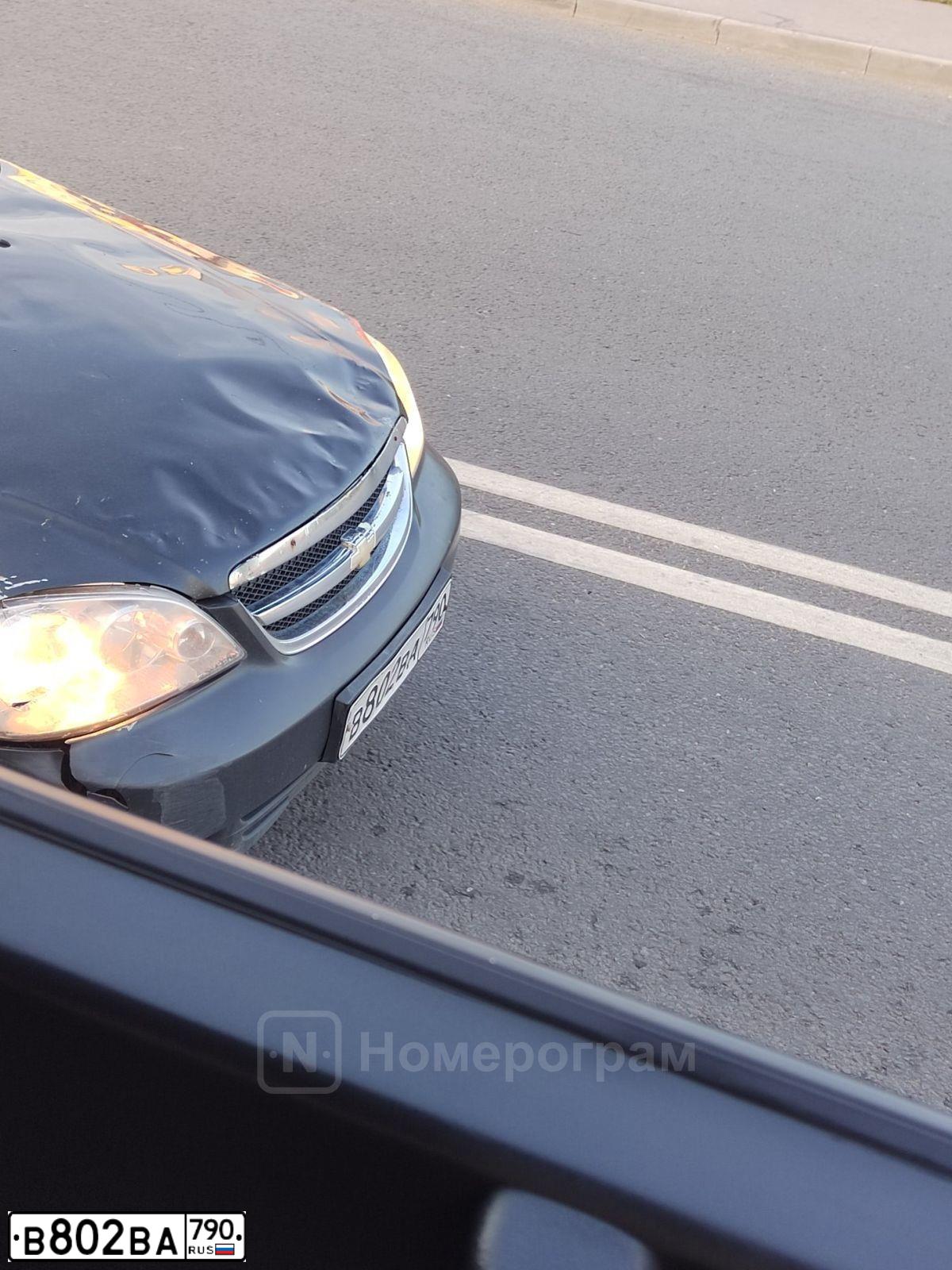 Фото автомобиля CHEVROLET LACETTI, 2010 — госномер В802ВА790. Цвет: ЧЕРНЫЙ