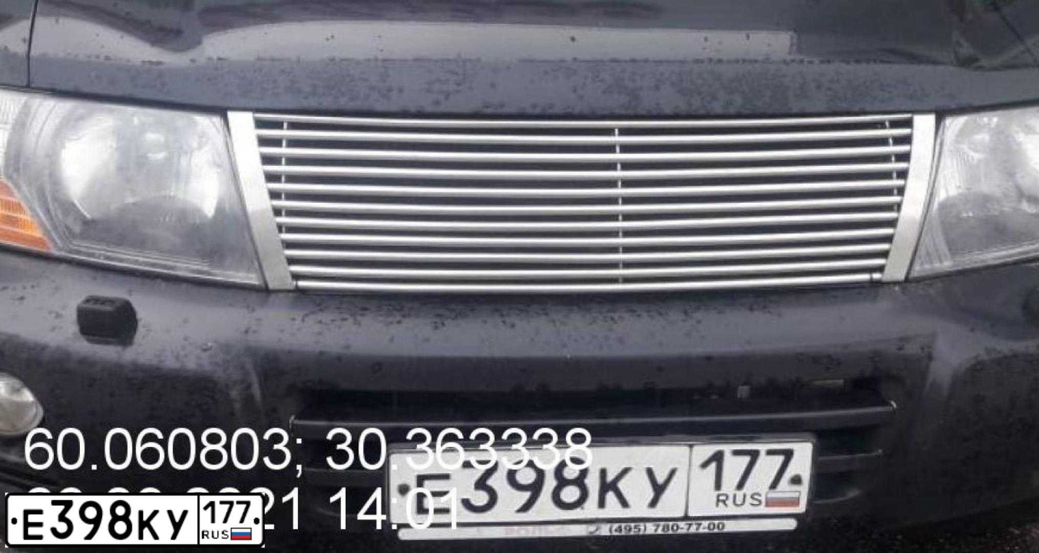 Фото автомобиля MITSUBISHI PAJERO, 2006 — госномер Е398КУ177. Цвет: ЧЕРНЫЙ