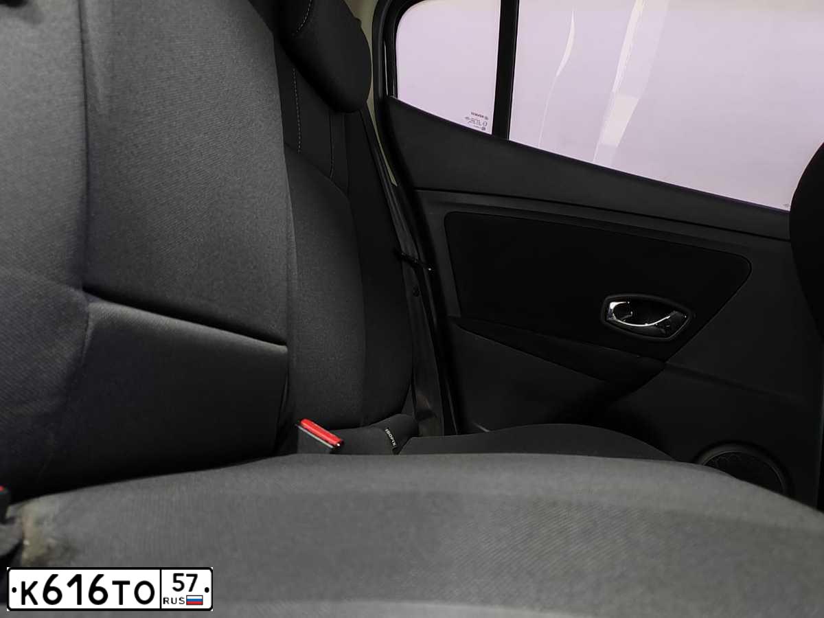 Фото автомобиля RENAULT MEGANE, 2012 — госномер К616ТО57. Цвет: ЧЕРНЫЙ