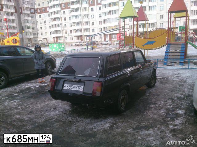 Фото автомобиля LADA 2104, 1990 — госномер В845ЕО17. Цвет: ЧЕРНЫЙ