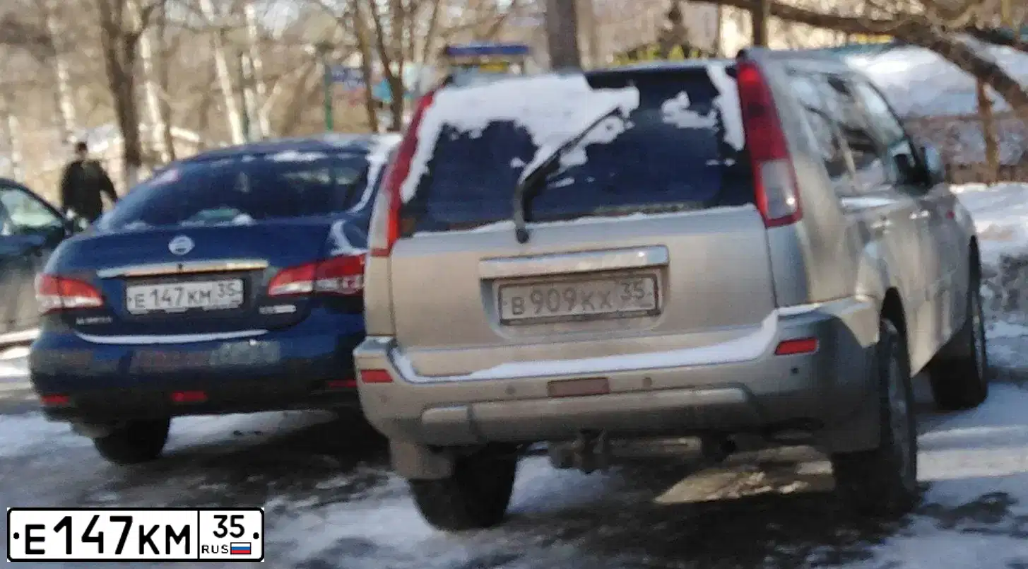 Фото автомобиля NISSAN ALMERA /AVTOVAZ/, 2013 — госномер Т806ОУ60. Цвет: синий