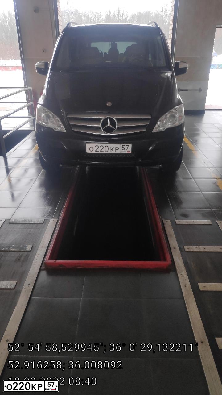 Фото автомобиля MERCEDES-BENZ VIANO, 2011 — госномер У614ХЕ57