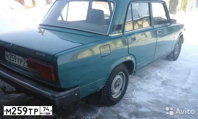 Фото автомобиля LADA 2107, 2005 — госномер М259ТР74. Цвет: БЕЛЫЙ
