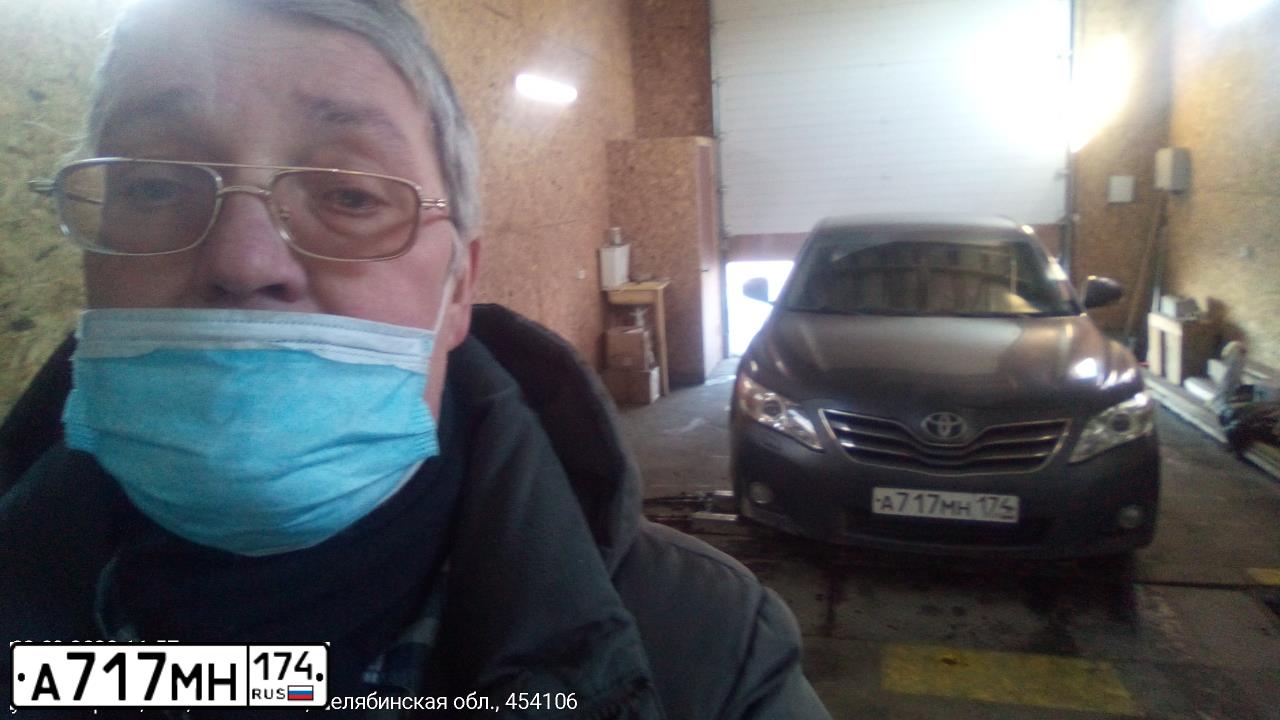 Фото автомобиля TOYOTA CAMRY, 2009 — госномер А717МН174. Цвет: СЕРЫЙ МЕТАЛЛИК