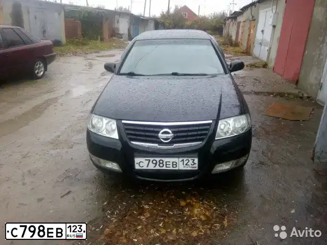 Фото автомобиля NISSAN ALMERA, 2008 — госномер С798ЕВ123. Цвет: ЧЕРНЫЙ