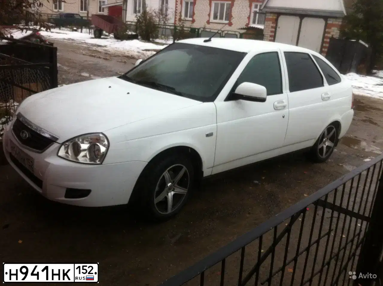 Фото автомобиля LADA 2172 PRIORA, 2013 — госномер К666ОХ13. Цвет: Белый