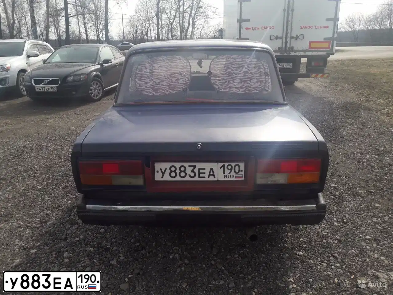Фото автомобиля LADA 2107, 1999 — госномер М989ТС50. Цвет: СИНИЙ