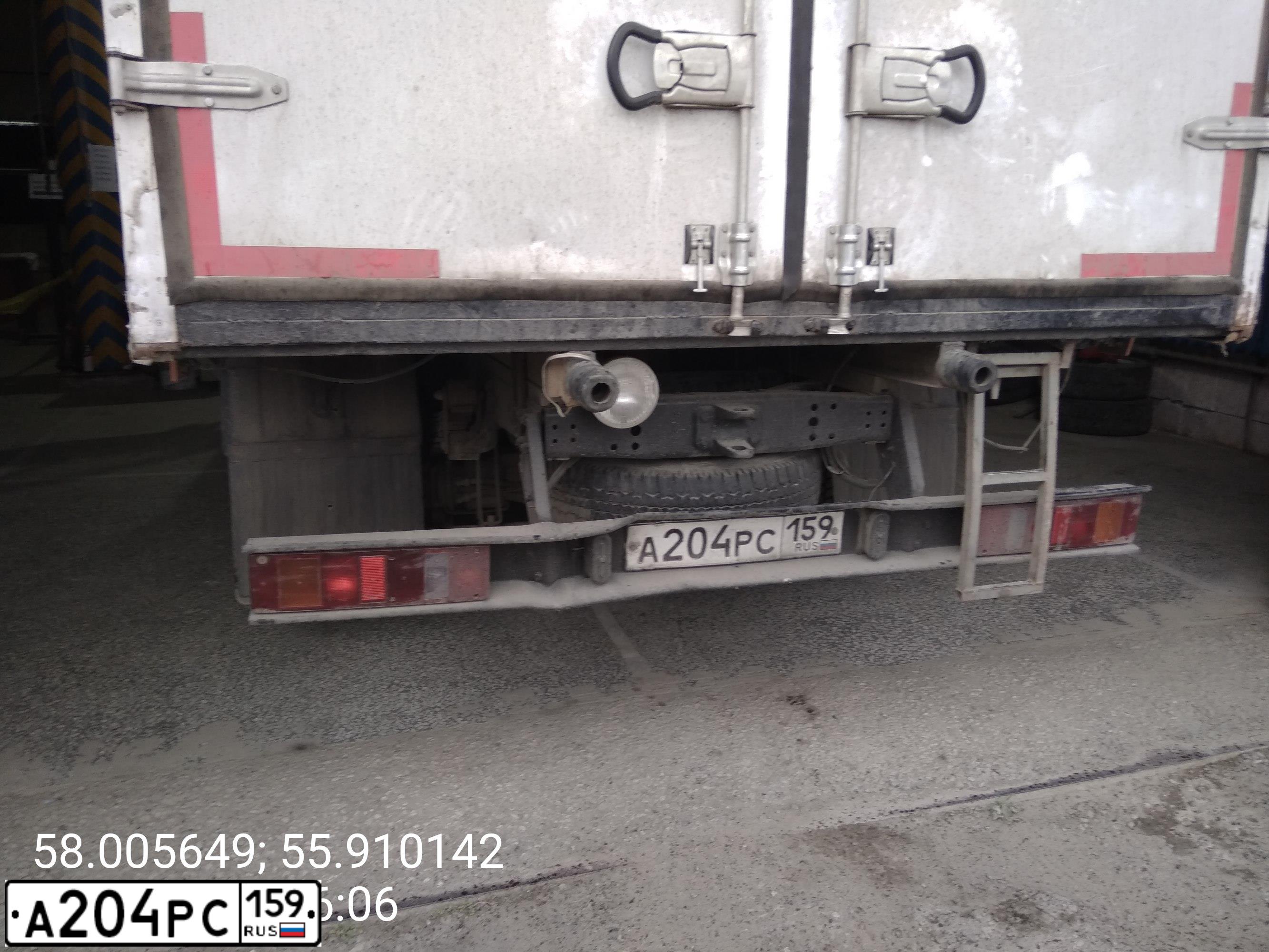 Фото автомобиля GAZ 3310 WALDAI, 2011 — госномер А204РС159. Цвет: БЕЛЫЙ