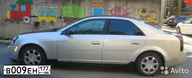 Фото автомобиля CADILLAC CTS, 2003 — госномер К287ХС790. Цвет: СВЕТЛО-СЕРЫЙ