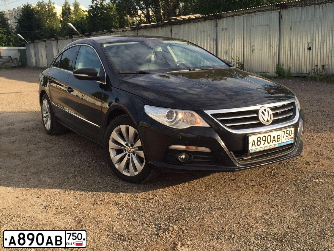 Фото автомобиля VOLKSWAGEN CC, 2010 — госномер К012ВХ35. Цвет: ЧЕРНЫЙ
