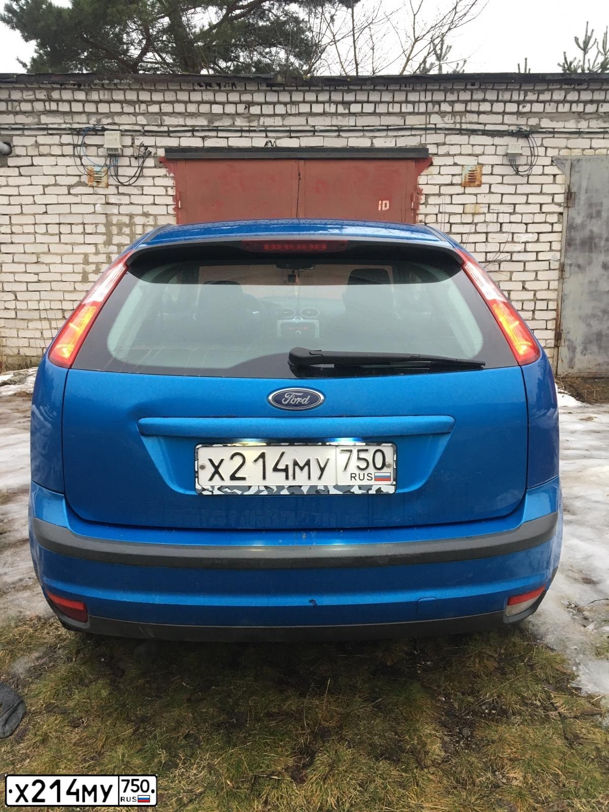 Фото автомобиля FORD FOCUS, 2007 — госномер В036ХА190. Цвет: голубой