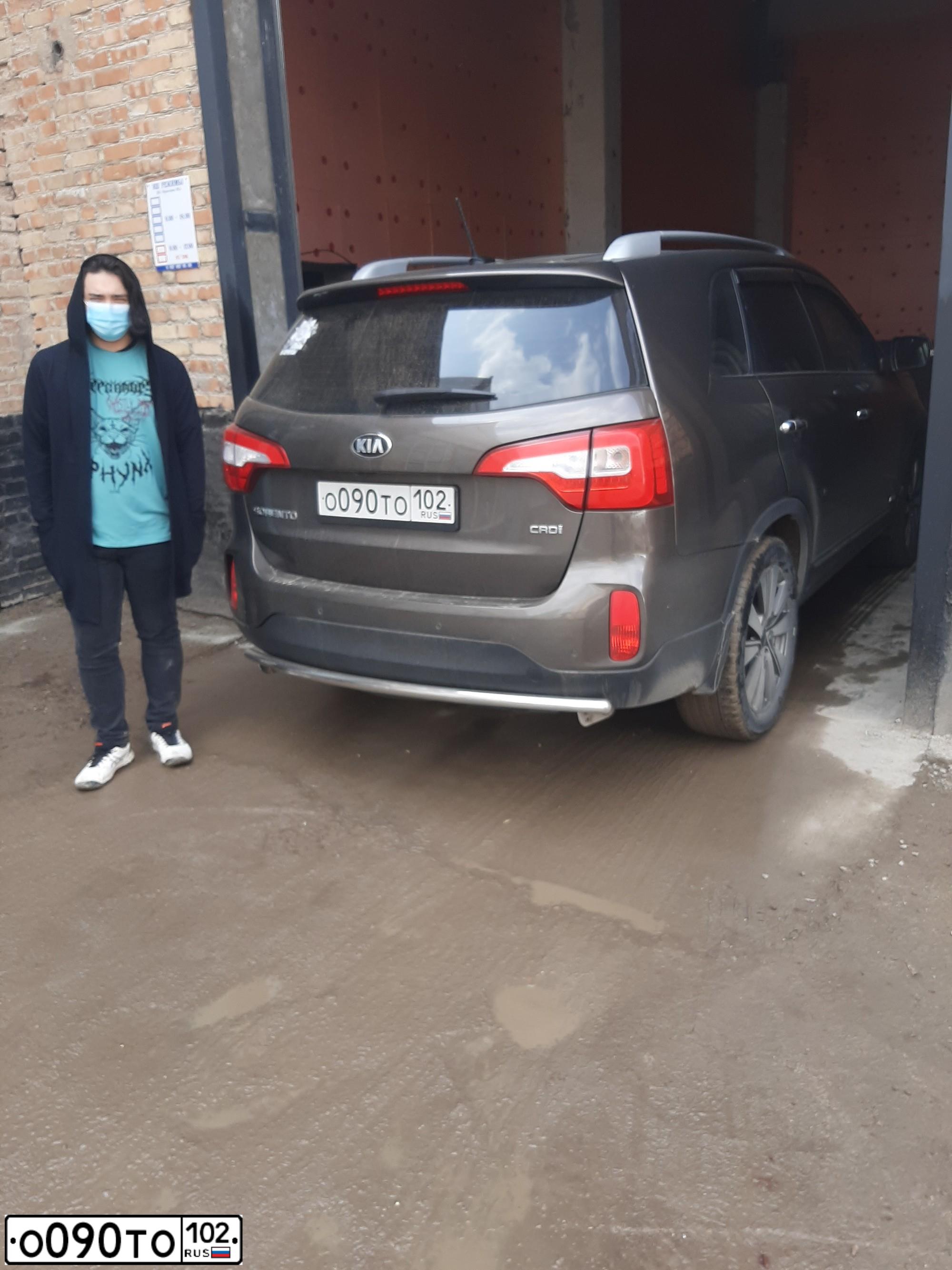Фото автомобиля LADA 2190 GRANTA, 2013 — госномер О090УО102. Цвет: ГОЛУБОЙ