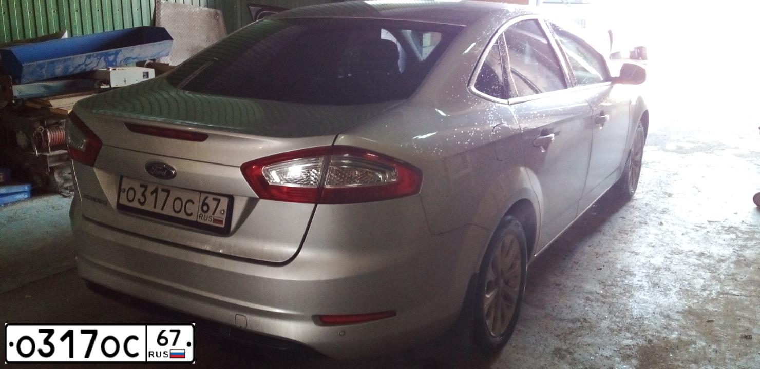 Фото автомобиля FORD MONDEO, 2011 — госномер О222НО197. Цвет: Серый