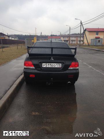 Фото автомобиля MITSUBISHI LANCER, 2006 — госномер Р511ЕО178. Цвет: ЧЕРНЫЙ