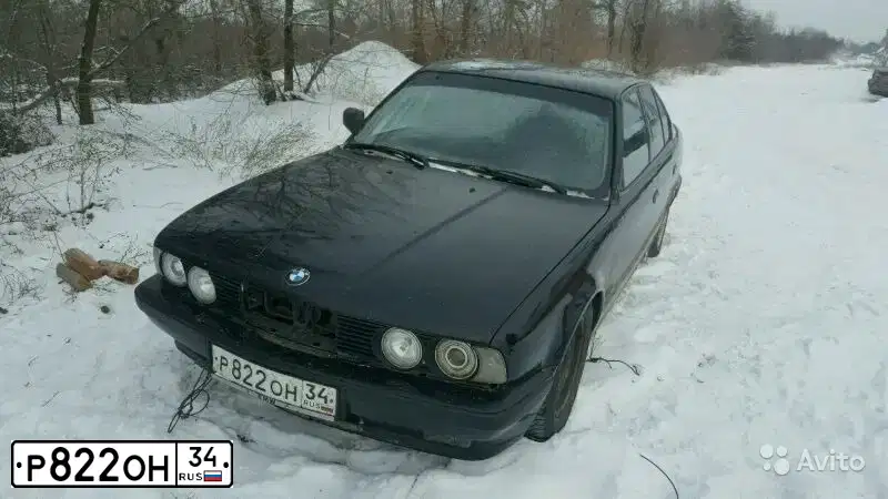 Фото автомобиля BMW SERIE 5, 1990 — госномер К447РВ134. Цвет: ЧЕРНЫЙ